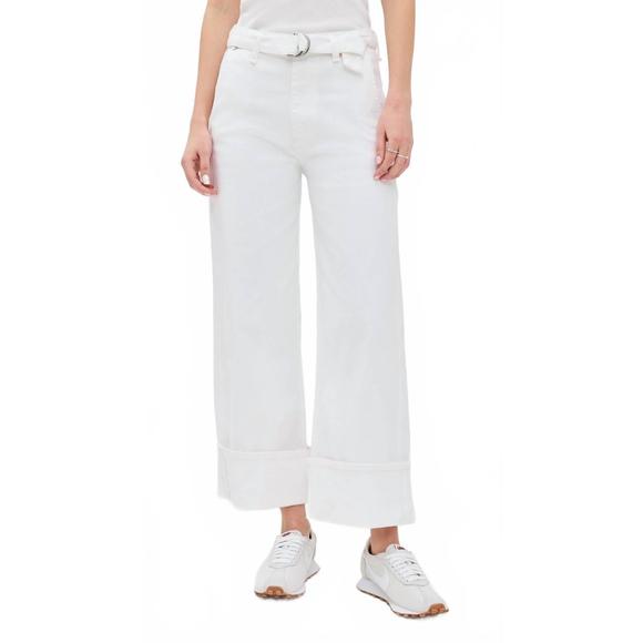 NEW RAG & BONE andi high-rise ankle jeans in optic white - Picture 1 of 5